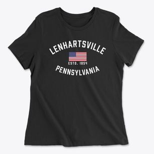 Lenhartsville Pennsylvania Patriot Women's Cotton T-Shirt