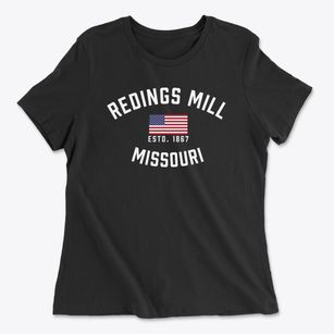 Redings Mill Missouri Patriot Women's Cotton T-Shirt