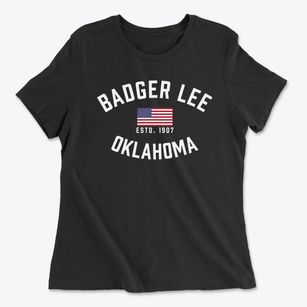 Badger Lee Oklahoma Patriot Women's Cotton T-Shirt