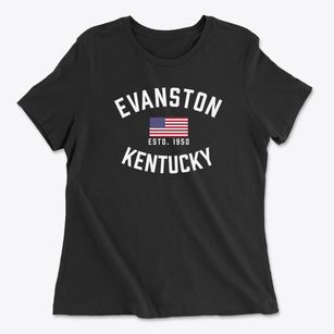 Evanston Kentucky Patriot Women's Cotton T-Shirt
