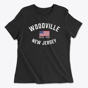 Woodville New Jersey Patriot Women's Cotton T-Shirt