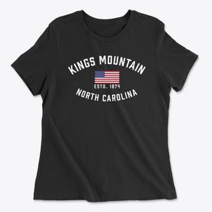 Kings Mountain North Carolina Patriot Women's Cotton T-Shirt