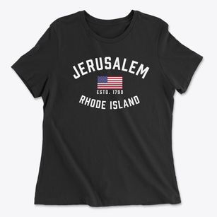 Jerusalem Rhode Island Patriot Women's Cotton T-Shirt