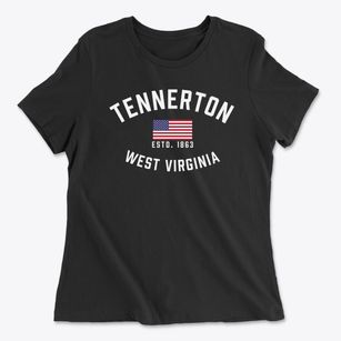 Tennerton West Virginia Patriot Women's Cotton T-Shirt