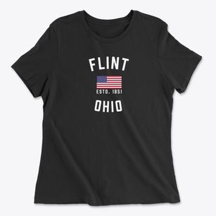 Flint Ohio Patriot Women's Cotton T-Shirt