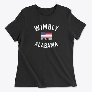 Wimbly Alabama Patriot Women's Cotton T-Shirt
