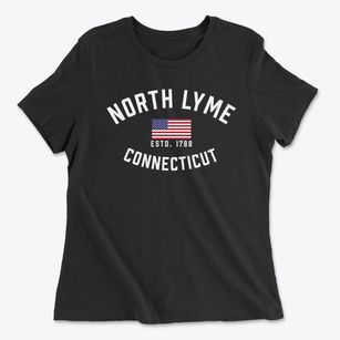 North Lyme Connecticut Patriot Women's Cotton T-Shirt