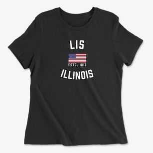 Lis Illinois Patriot Women's Cotton T-Shirt