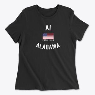 Ai Alabama Patriot Women's Cotton T-Shirt