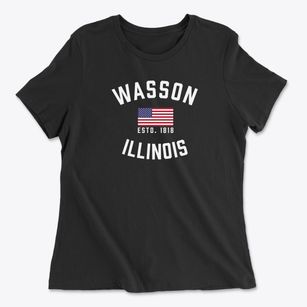 Wasson Illinois Patriot Women's Cotton T-Shirt
