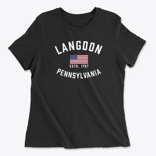 Langdon Pennsylvania Patriot Women's Cotton T-Shirt