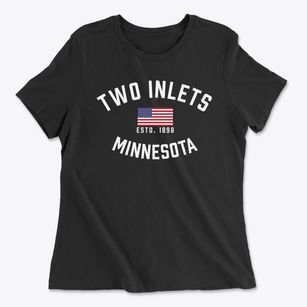 Two Inlets Minnesota Patriot Women's Cotton T-Shirt