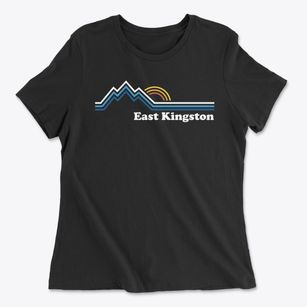 East Kingston West Virginia Mountain View Women's Cotton T-Shirt