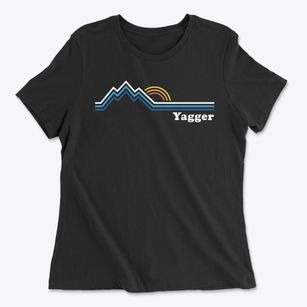 Yagger Maine Mountain View Women's Cotton T-Shirt