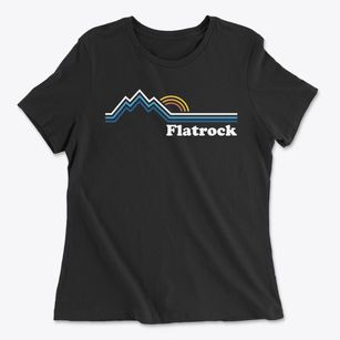 Flatrock West Virginia Mountain View Women's Cotton T-Shirt