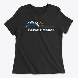 Belvoir Manor Maryland Mountain View Women's Cotton T-Shirt