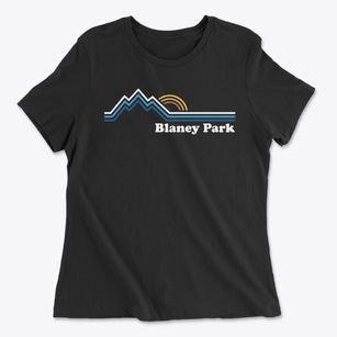 Blaney Park Michigan Mountain View Women's Cotton T-Shirt