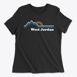 West Jordan Utah Mountain View Women's Cotton T-Shirt