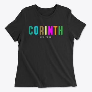 Corinth New York Color Pop Women's Cotton T-Shirt