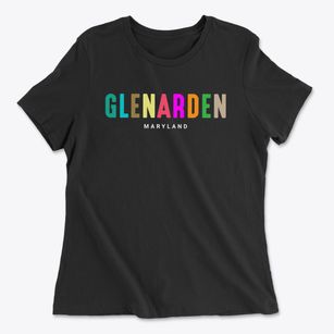 Glenarden Maryland Color Pop Women's Cotton T-Shirt