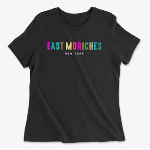 East Moriches New York Color Pop Women's Cotton T-Shirt