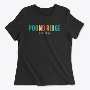 Pound Ridge New York Color Pop Women's Cotton T-Shirt