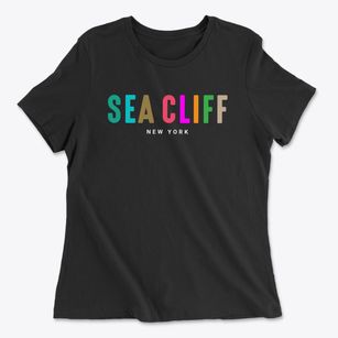 Sea Cliff New York Color Pop Women's Cotton T-Shirt