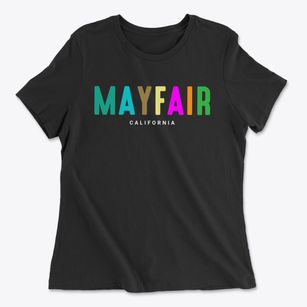 Mayfair California Color Pop Women's Cotton T-Shirt