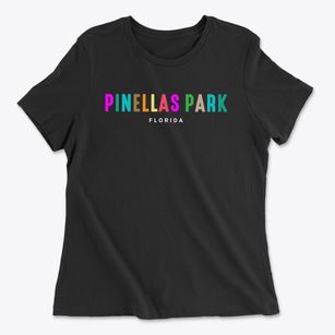 Pinellas Park Florida Color Pop Women's Cotton T-Shirt