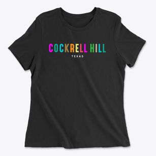 Cockrell Hill Texas Color Pop Women's Cotton T-Shirt