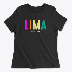 Lima New York Color Pop Women's Cotton T-Shirt