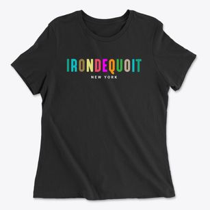 Irondequoit New York Color Pop Women's Cotton T-Shirt