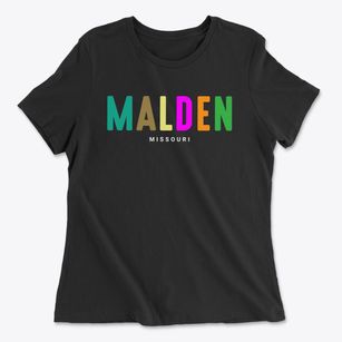 Malden Missouri Color Pop Women's Cotton T-Shirt