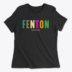 Fenton Missouri Color Pop Women's Cotton T-Shirt