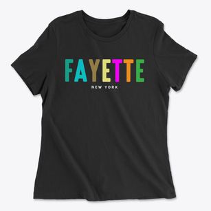 Fayette New York Color Pop Women's Cotton T-Shirt