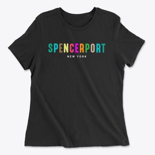 Spencerport New York Color Pop Women's Cotton T-Shirt