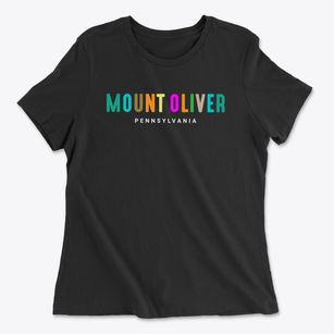 Mount Oliver Pennsylvania Color Pop Women's Cotton T-Shirt