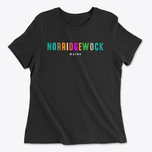 Norridgewock Maine Color Pop Women's Cotton T-Shirt