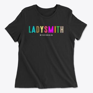 Ladysmith Wisconsin Color Pop Women's Cotton T-Shirt