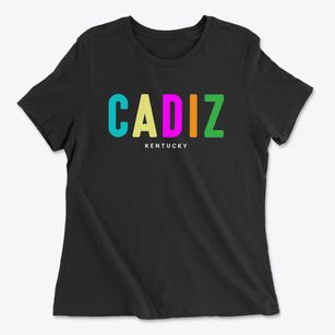 Cadiz Kentucky Color Pop Women's Cotton T-Shirt