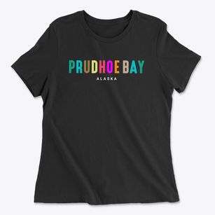 Prudhoe Bay Alaska Color Pop Women's Cotton T-Shirt