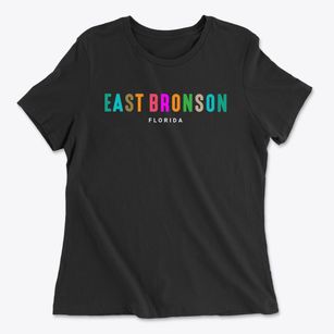 East Bronson Florida Color Pop Women's Cotton T-Shirt