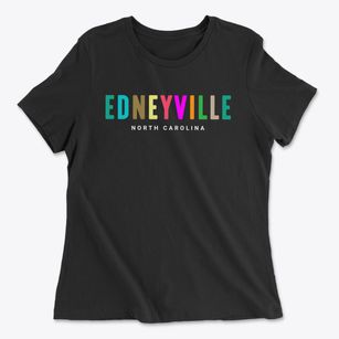 Edneyville North Carolina Color Pop Women's Cotton T-Shirt