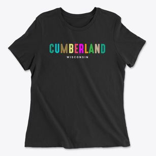 Cumberland Wisconsin Color Pop Women's Cotton T-Shirt