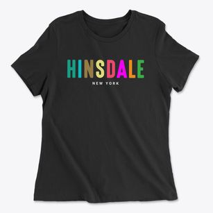 Hinsdale New York Color Pop Women's Cotton T-Shirt