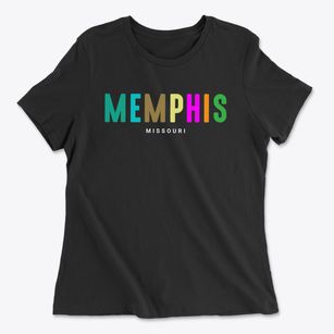 Memphis Missouri Color Pop Women's Cotton T-Shirt