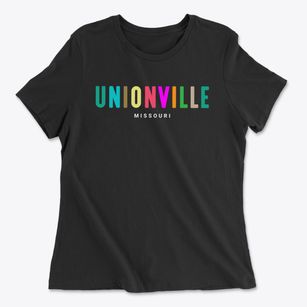 Unionville Missouri Color Pop Women's Cotton T-Shirt