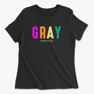 Gray Tennessee Color Pop Women's Cotton T-Shirt