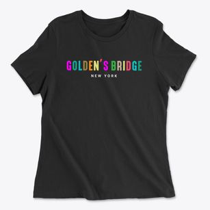 Golden's Bridge New York Color Pop Women's Cotton T-Shirt