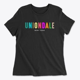 Uniondale New York Color Pop Women's Cotton T-Shirt